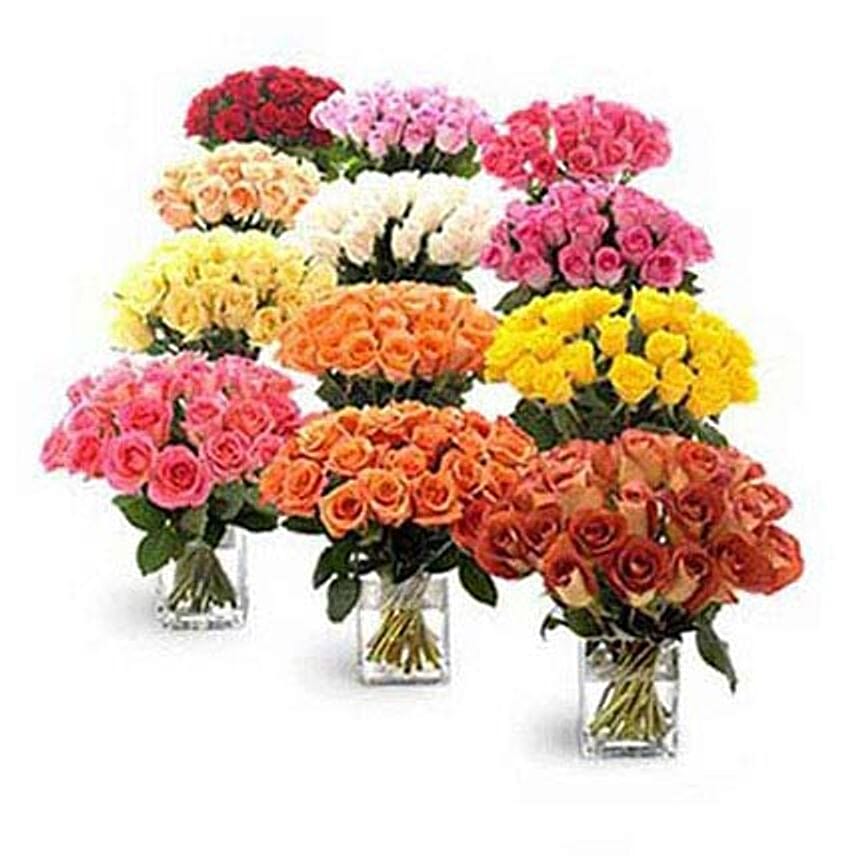 Twelve Bouquets of Roses: Birthday Gifts to Al Ain