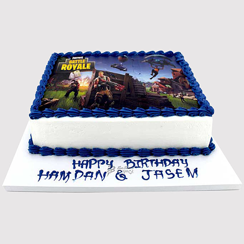 Online Fortnite Cake Fortnite Birthday Cake Birthday Cakes Fortnite Ferns N Petals
