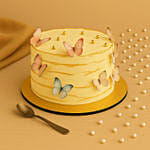 Best Wishes Butterfly Vanilla Cake