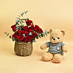 Basket Full of Love and Teddy