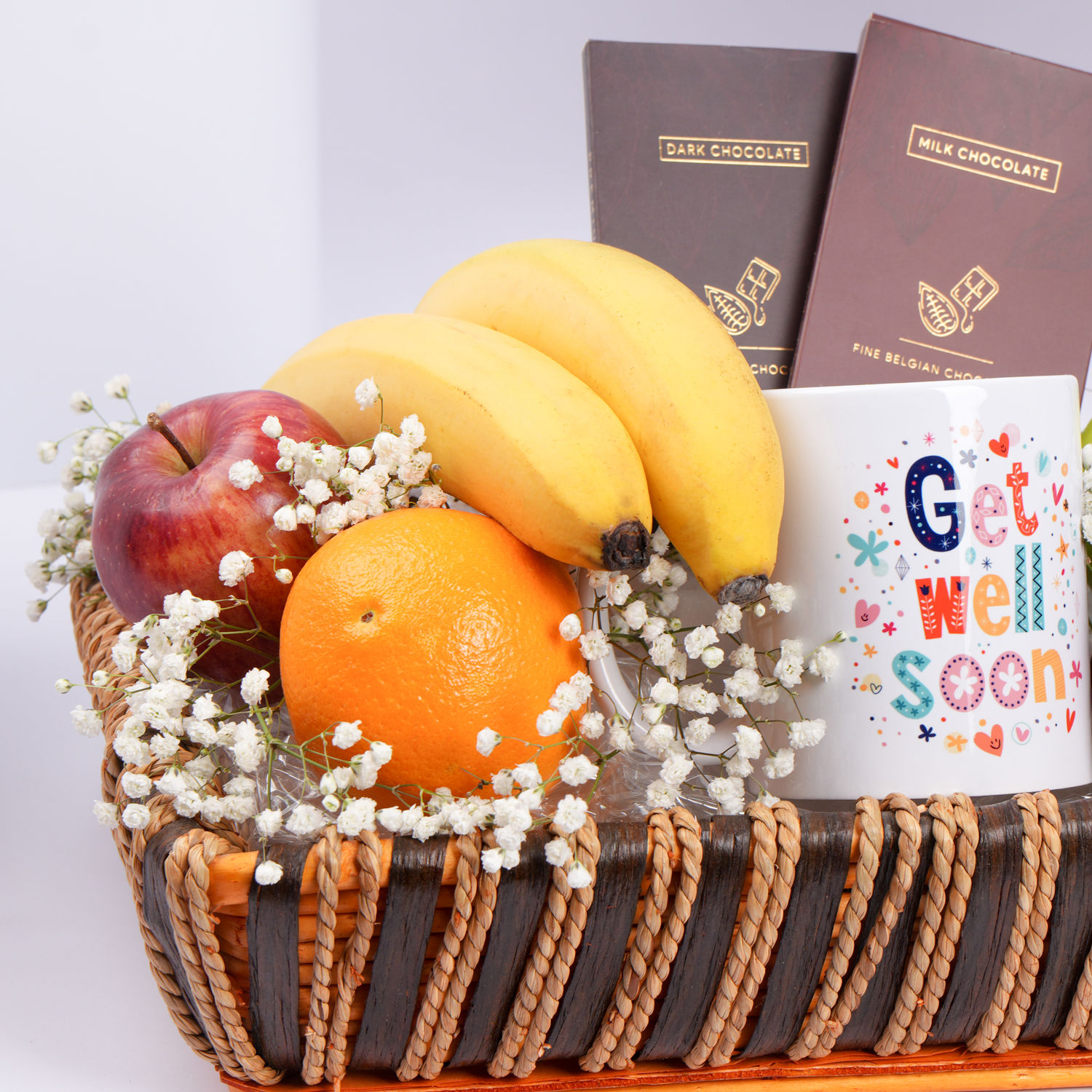 Online Get Well Soon Fruit Basket Gift Delivery in UAE FNP